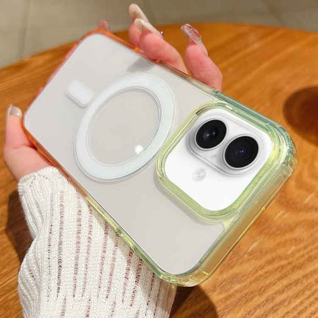 Contrast Color Gradient Transparent MagSafe Phone Case