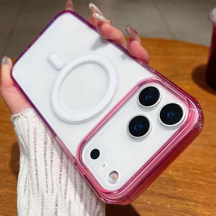Contrast Color Gradient Transparent MagSafe Phone Case