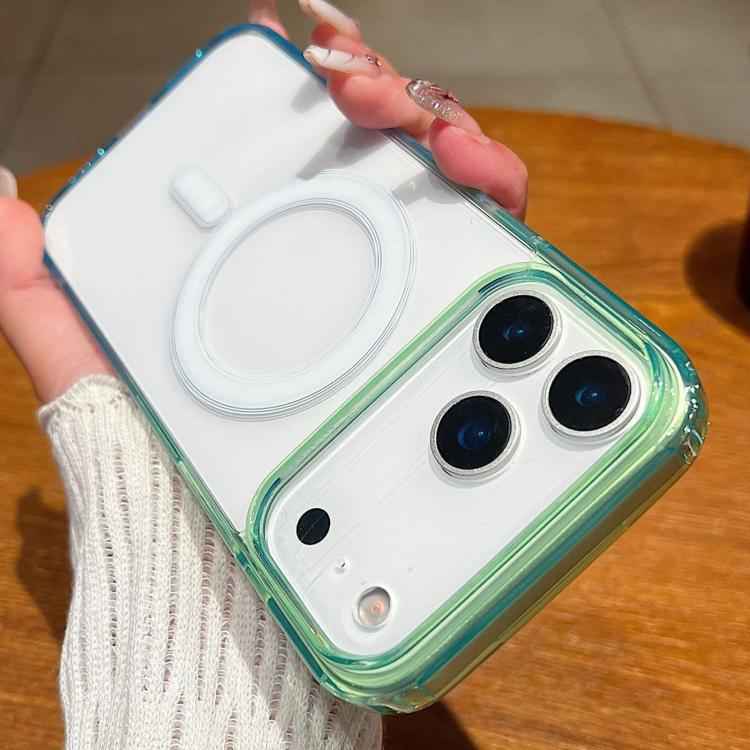 Contrast Color Gradient Transparent MagSafe Phone Case