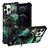 Camouflage Kickstand Rotating Shaft MagSafe Phone Case