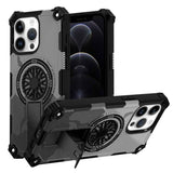 Camouflage Kickstand Rotating Shaft MagSafe Phone Case