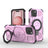J-20 Solid Color MagSafe Magnetic TPU+PC Phone Case
