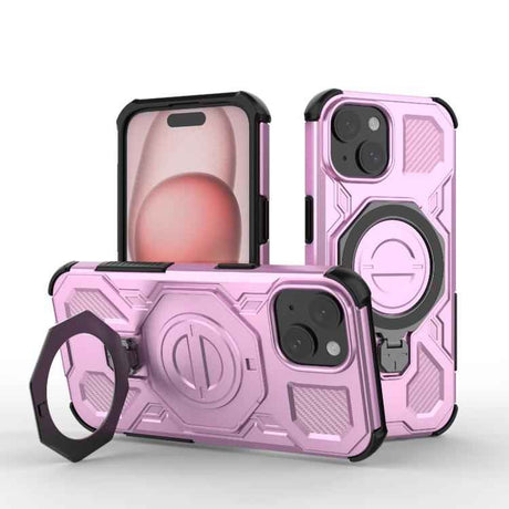 J-20 Solid Color MagSafe Magnetic TPU+PC Phone Case