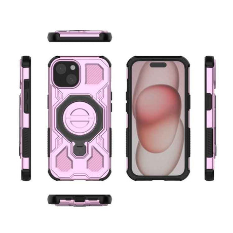 J-20 Solid Color MagSafe Magnetic TPU+PC Phone Case