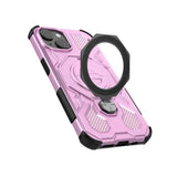 J-20 Solid Color MagSafe Magnetic TPU+PC Phone Case