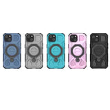 J-20 Solid Color MagSafe Magnetic TPU+PC Phone Case