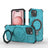 J-20 Solid Color MagSafe Magnetic TPU+PC Phone Case