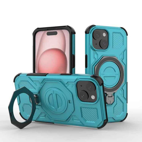 J-20 Solid Color MagSafe Magnetic TPU+PC Phone Case