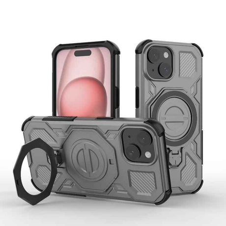 J-20 Solid Color MagSafe Magnetic TPU+PC Phone Case