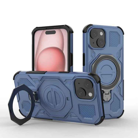J-20 Solid Color MagSafe Magnetic TPU+PC Phone Case