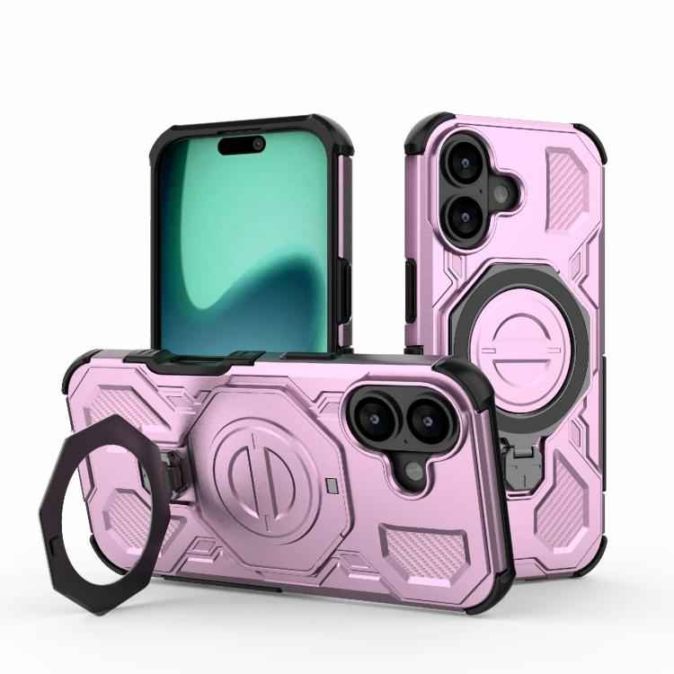 J-20 Solid Color MagSafe Magnetic TPU+PC Phone Case