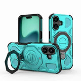 J-20 Solid Color MagSafe Magnetic TPU+PC Phone Case