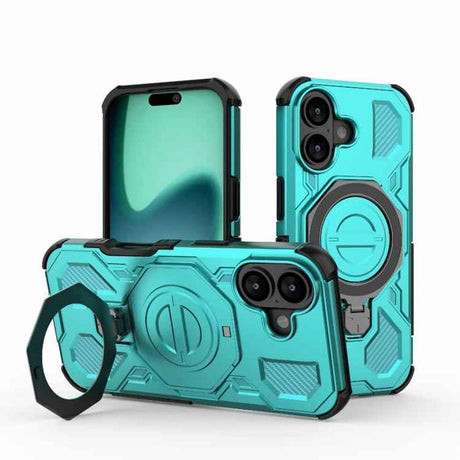 J-20 Solid Color MagSafe Magnetic TPU+PC Phone Case