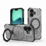 J-20 Solid Color MagSafe Magnetic TPU+PC Phone Case