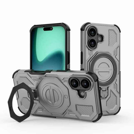 J-20 Solid Color MagSafe Magnetic TPU+PC Phone Case