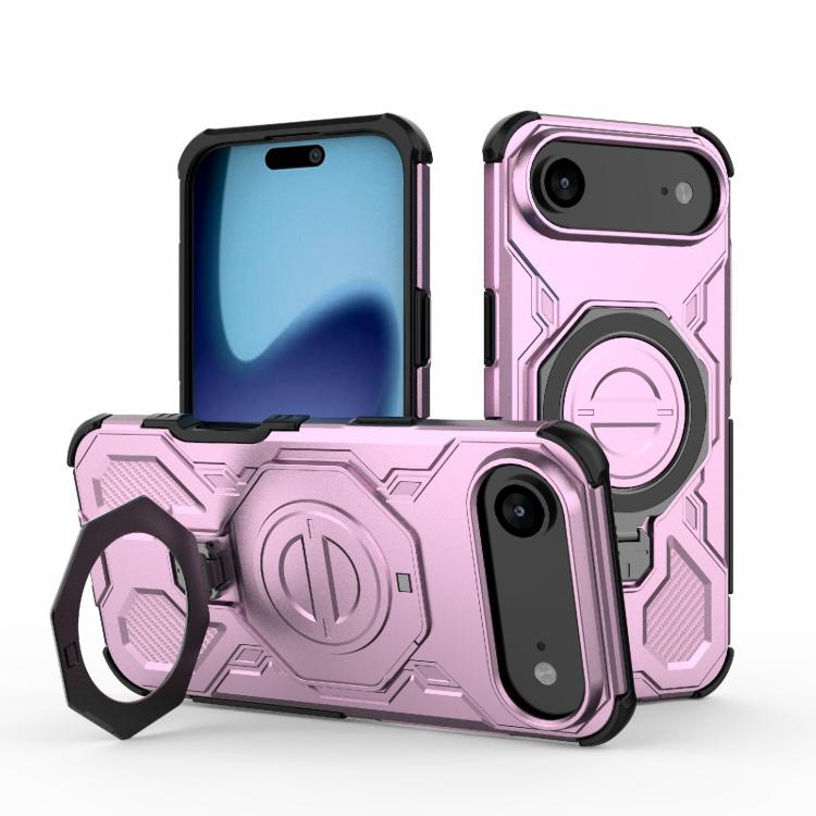 J-20 Solid Color MagSafe Magnetic TPU+PC Phone Case