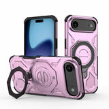 J-20 Solid Color MagSafe Magnetic TPU+PC Phone Case