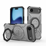 J-20 Solid Color MagSafe Magnetic TPU+PC Phone Case