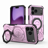 J-20 Solid Color MagSafe Magnetic TPU+PC Phone Case