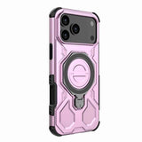 J-20 Solid Color MagSafe Magnetic TPU+PC Phone Case
