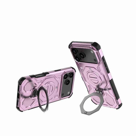 J-20 Solid Color MagSafe Magnetic TPU+PC Phone Case