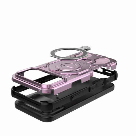 J-20 Solid Color MagSafe Magnetic TPU+PC Phone Case