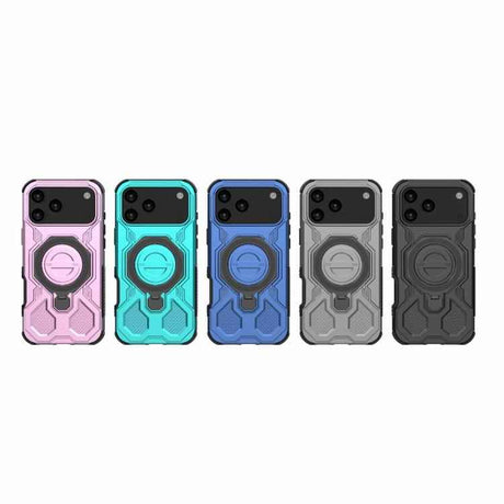 J-20 Solid Color MagSafe Magnetic TPU+PC Phone Case
