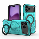 J-20 Solid Color MagSafe Magnetic TPU+PC Phone Case