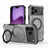 J-20 Solid Color MagSafe Magnetic TPU+PC Phone Case