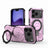 J-20 Solid Color MagSafe Magnetic TPU+PC Phone Case