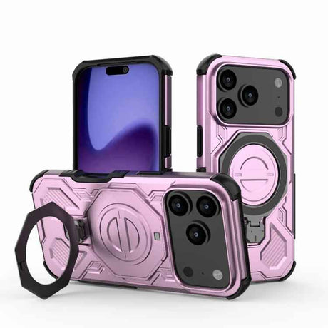 J-20 Solid Color MagSafe Magnetic TPU+PC Phone Case