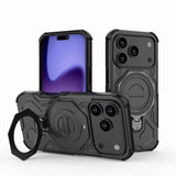J-20 Solid Color MagSafe Magnetic TPU+PC Phone Case