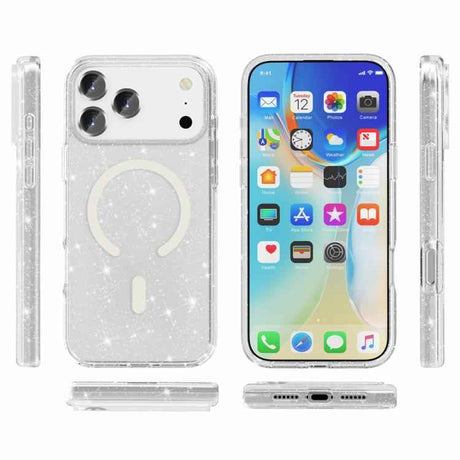 Terminator Style Glitter Powder MagSafe Magnetic Phone Case