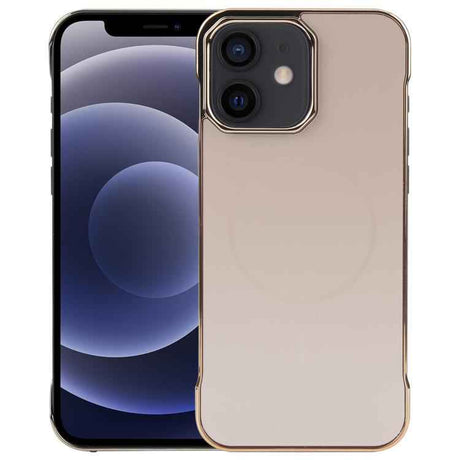 Electroplating Frameless Frosted Anti-Glare PC MagSafe Phone Case