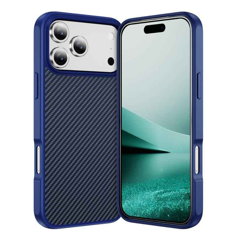 Carbon Fiber Texture Skin-feel Acrylic TPU Phone Case