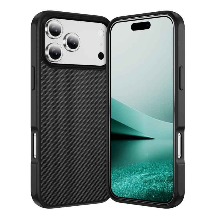 Carbon Fiber Texture Skin-feel Acrylic TPU Phone Case