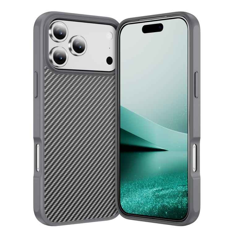 Carbon Fiber Texture Skin-feel Acrylic TPU Phone Case