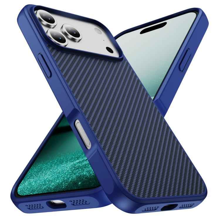 Carbon Fiber Texture Skin-feel Acrylic TPU Phone Case