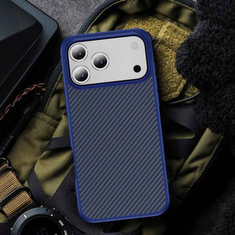 Carbon Fiber Texture Skin-feel Acrylic TPU Phone Case