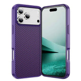 Carbon Fiber Texture Skin-feel Acrylic TPU Phone Case