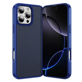 Carbon Fiber Texture Skin-feel Acrylic TPU Phone Case