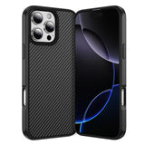 Carbon Fiber Texture Skin-feel Acrylic TPU Phone Case