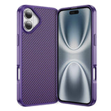 Carbon Fiber Texture Skin-feel Acrylic TPU Phone Case