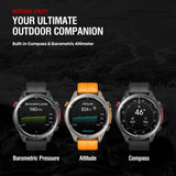 Zeblaze Stratos 4 Rugged Outdoor GPS Smart Watch 1.43 inch Screen 5 ATM & IP69K