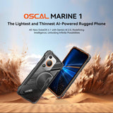 Blackview Oscal Marine 1 - 6.56 inch, Android 15, Unisoc UMS9230E T615 Octa Core, 4G Network, OTG, NFC, 4GB+128GB Storage