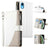Stitching Multi-card Zipper Wallet Leather Phone Case with Short Strap
