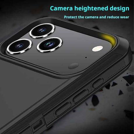 Kalebol Shockproof PC Hybrid TPU Phone Case with Back Clip