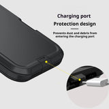 Kalebol Shockproof Phone Case with Back Clip - Durable PC Hybrid TPU Design