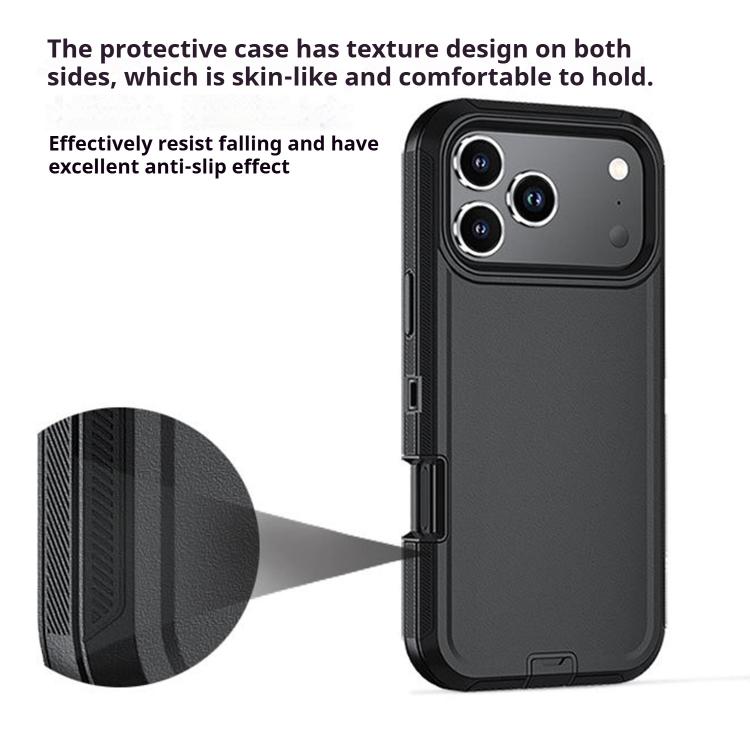 Kalebol Shockproof Phone Case with Back Clip - Durable PC Hybrid TPU Design