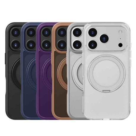 Kalebol Frosted MagSafe Holder Acrylic Hybrid TPU Phone Case